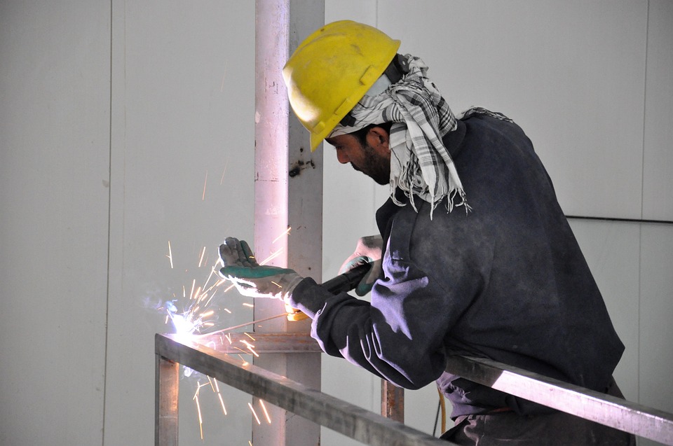 welder at work
